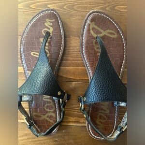 SAM EDELMAN sandles. leather size 6